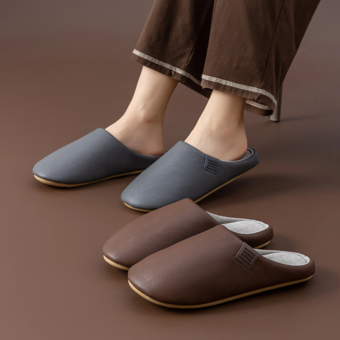 Men's Winter Slippers Fleece L - Sewing Fleece 评论和价格