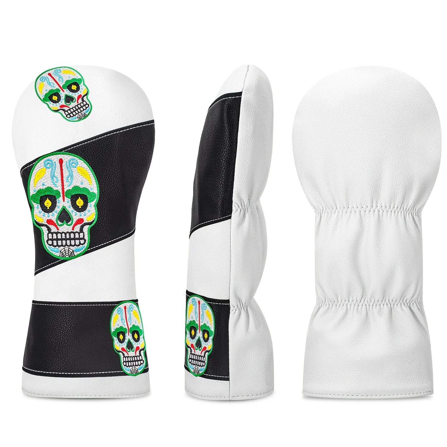 A High-Quality Skull Design Golf Club Head Cover-a Protective Sleeve for Golf Clubs (Suitable for Drivers,Fairways And Hybrids) image 3