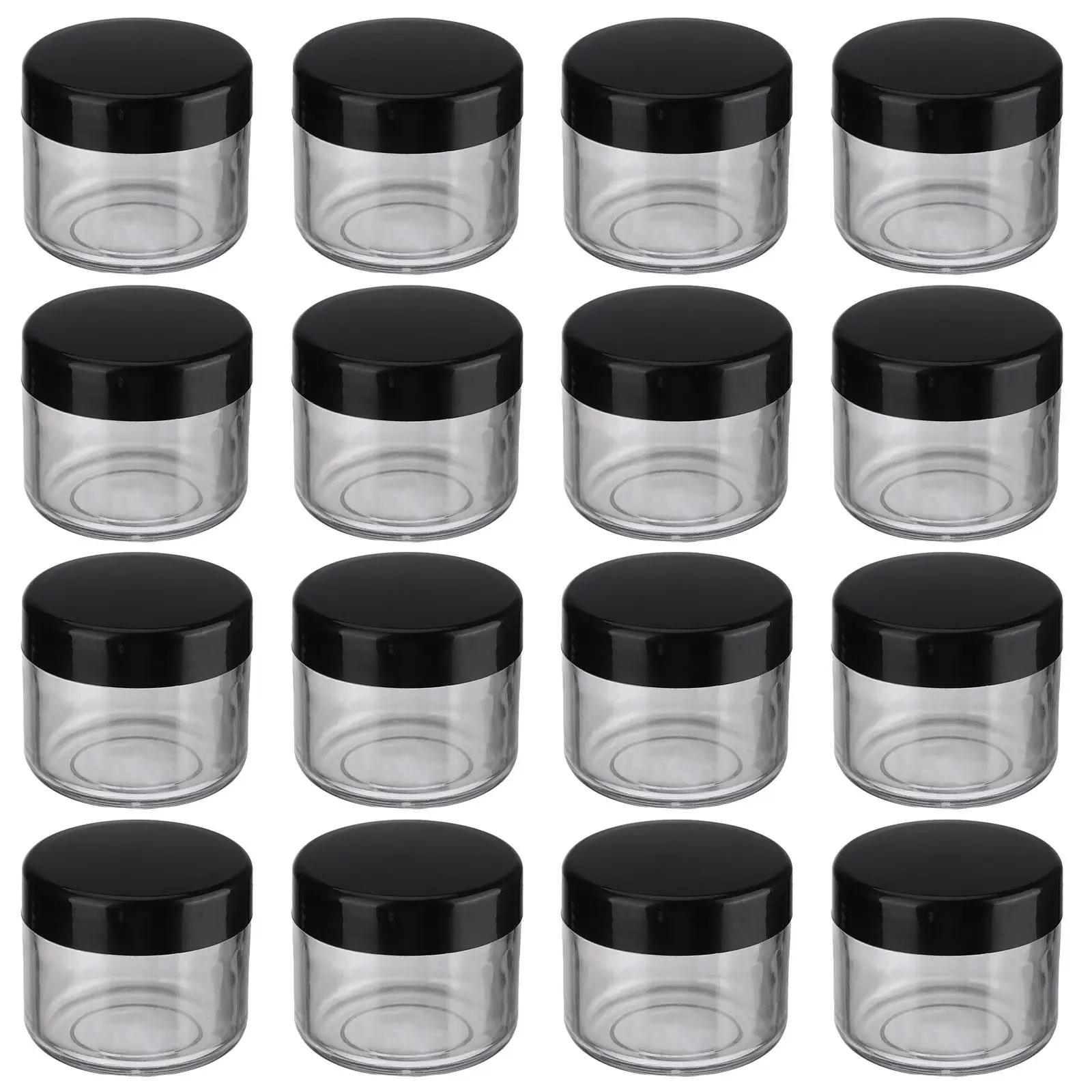 

20 Pcs Cream Box Lotion Storage Jar Cosmetics Jars Round Containers Plastic Travel Shampoo Conditioner Dispenser Home Practical