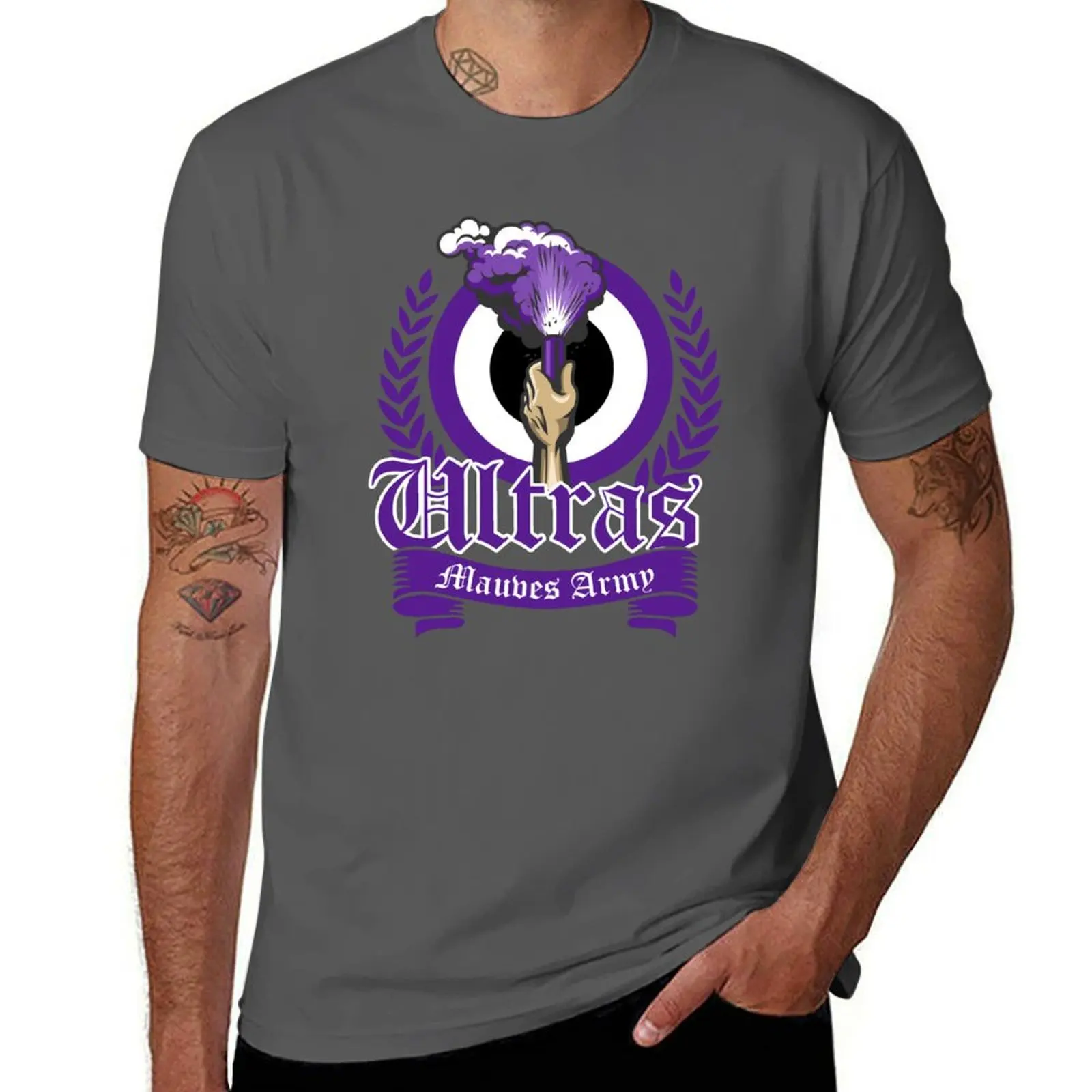 Mauves Army 2003 - Ultras RSCA T-Shirt Classic Crew Neck Cotton T-Shirt