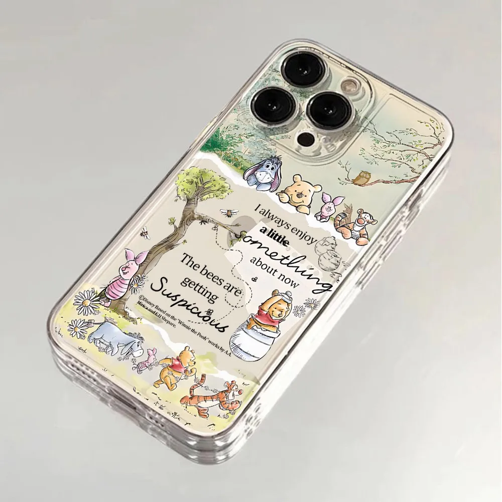 Comics Winnie the Poohs Phone Case for Samsung Galaxy A73 A72 A71 A55 A54 A53 A52 A51 A50 A35 A33 A32 A24 A23 A13 A14 4G 5G Capa