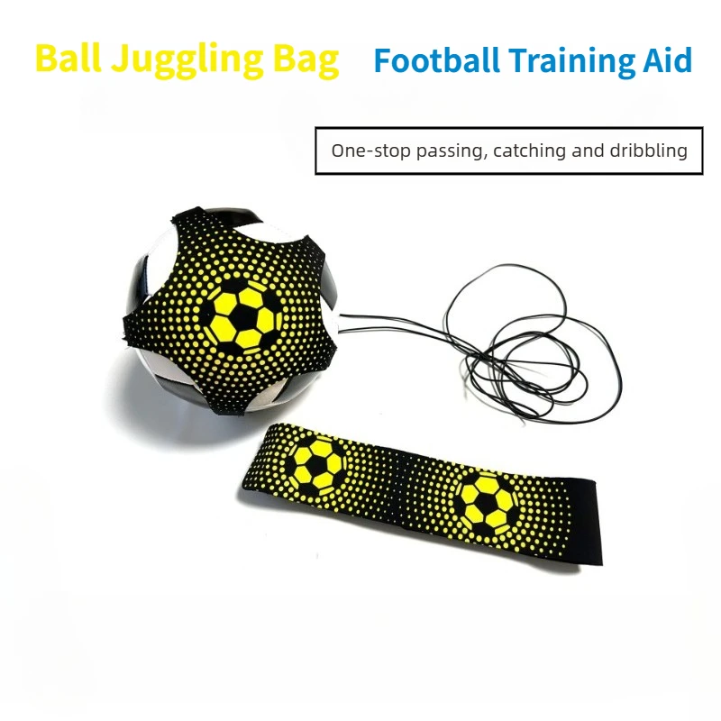 

Soccer Dribbling Training Belt with Rope, Rebound Practice Equipment for Ball Control Improve Football Skills, Portable with Bag