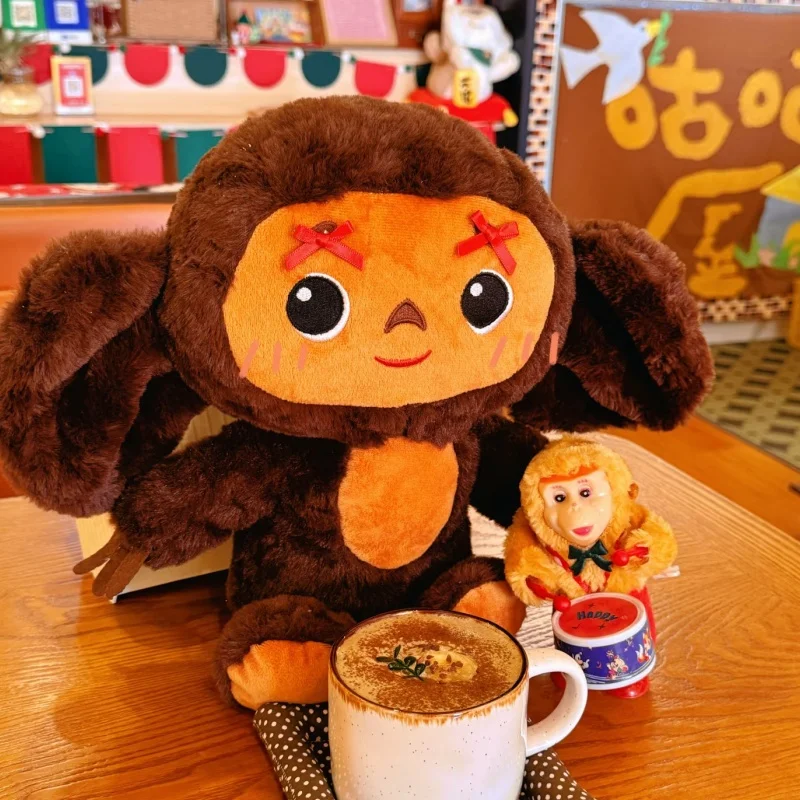 

Cute Cheburashka Monkey Plush Toy Soft Stuffed Animal Cartoon Doll Peluches For Children Kids Birthday Christmas Gift Home Decor