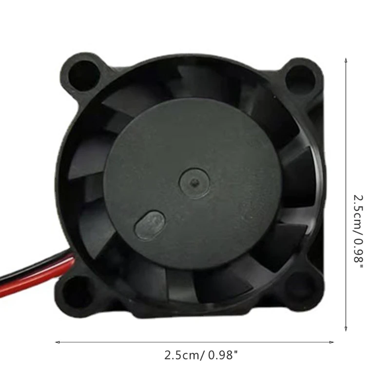 Ultra-miniature Brushless Fan Electric DC5V/12V/24V 2507 Mini Tiny Cooling Fan Dropshipping