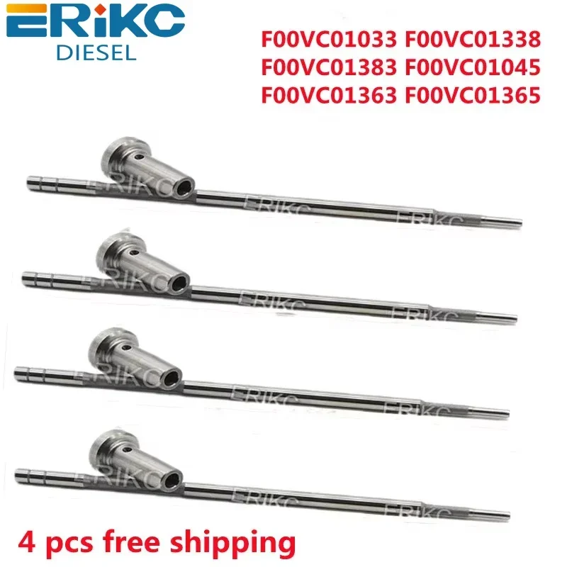 ERIKC 4 PCS F00VC01033 F00VC01338 F00VC01383 F00VC01045 F00VC01363 F00VC01365 Injector Control Valve Fuel Component