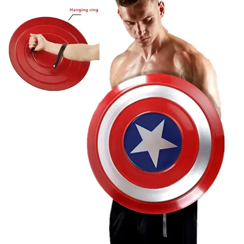 2025 Erwachsene Kinder Halloween Requisiten Home Dekoration Sammlung Hängende Stücke Superheld Captain America Metall Schild Thor Schaum Hammer