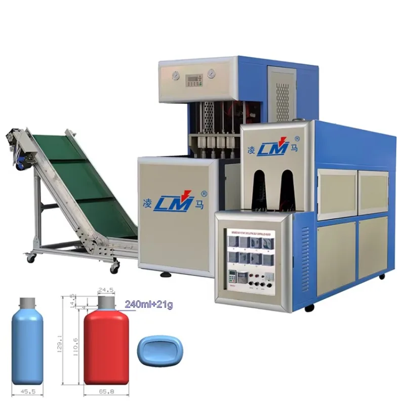 Semi-automatic bottle blowing machine PET plastic bottle blowing machine