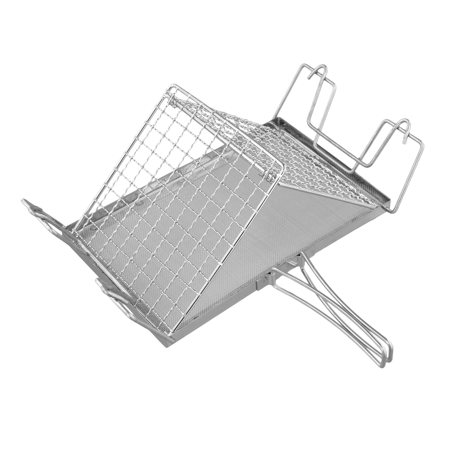 

Складной походный тостер-плита для кемпинга с нагревом на открытом огне, точная сварка, удобно хранить, для кемпинга