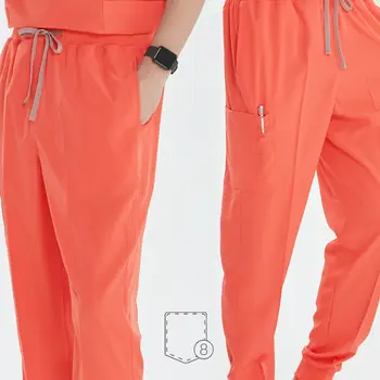 2025 Nové zdravotní uniformy s výstřihem do V, tepláky s kapucí, sady pro hygienické sestry, chirurgické pracovní oděvy, zubařský oblek, ošetřovatelský oblek, nemocniční lékařský oblek S21 10 nejlepší prodej Energetický nápoj XS - №6