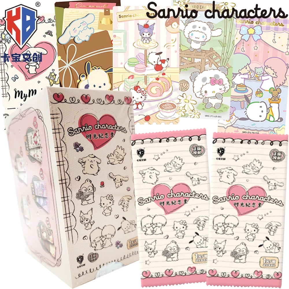 

Original KABAO Sanrio Collection Cards Time Commemorative Ticket Series Cartoon Healing Characters Sweet Cute Anime Cards Gifts