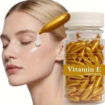 Vitamin E Serum Capsules, Single-Use Essence Capsules, Hydrating and Moisturizing Facial…
