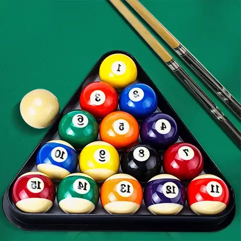 1Pc Plastic Billiard Tripod Snooker Ball Rack Multisize Black Trangle Snooker Billiard Accessories Triangular Framing