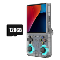 New R36 Ultra Retro Handheld Video Game Console 128GB 20000+ Games 4.0 Inch Screen 3D Joystick Linux Portable Game Player A