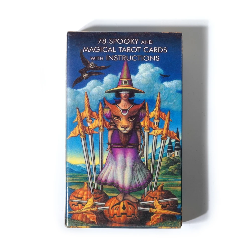 Jack-O\'-Lantern Tarot by Giuliano Costa  78-card deck and PDF instructional booklet popular Halloween decks Wheel of the Year