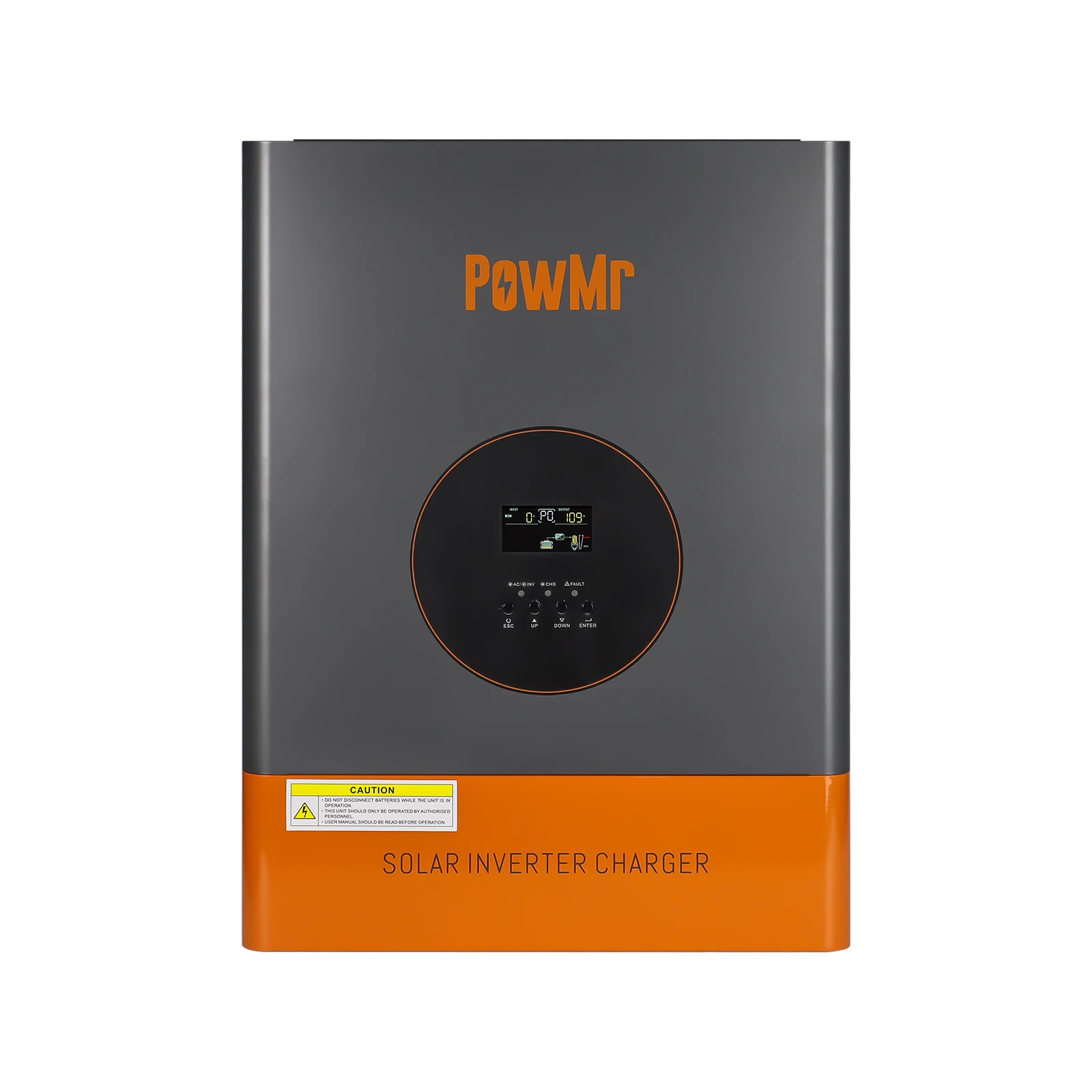 PowMr 5KW 10KW 48V Spilt-Phase Hybrid Inverter 120V/240V Low-Frequency Inversor 120A MPPT Controller Max PV 5400W fit LifePo4 Batteria for Home image 5