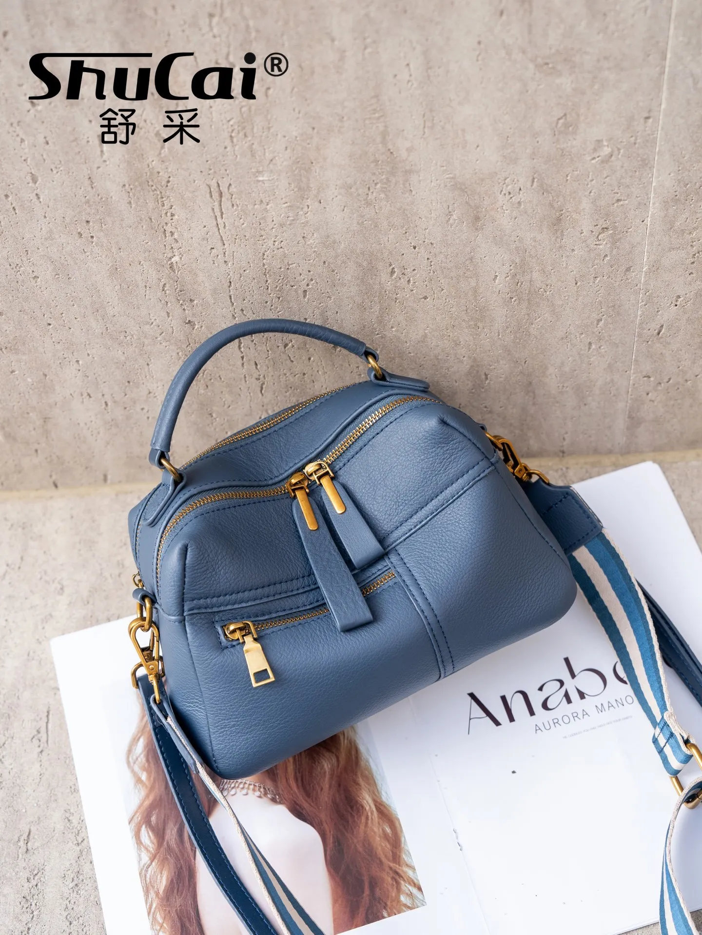 حقيقي الصف جلد البقر المرأة الكتف Crossbody حقيبة صغيرة فاخرة مصمم العلامة التجارية السيدات لينة جلد البقر حقيبة يد الإناث 8 ألوان #4