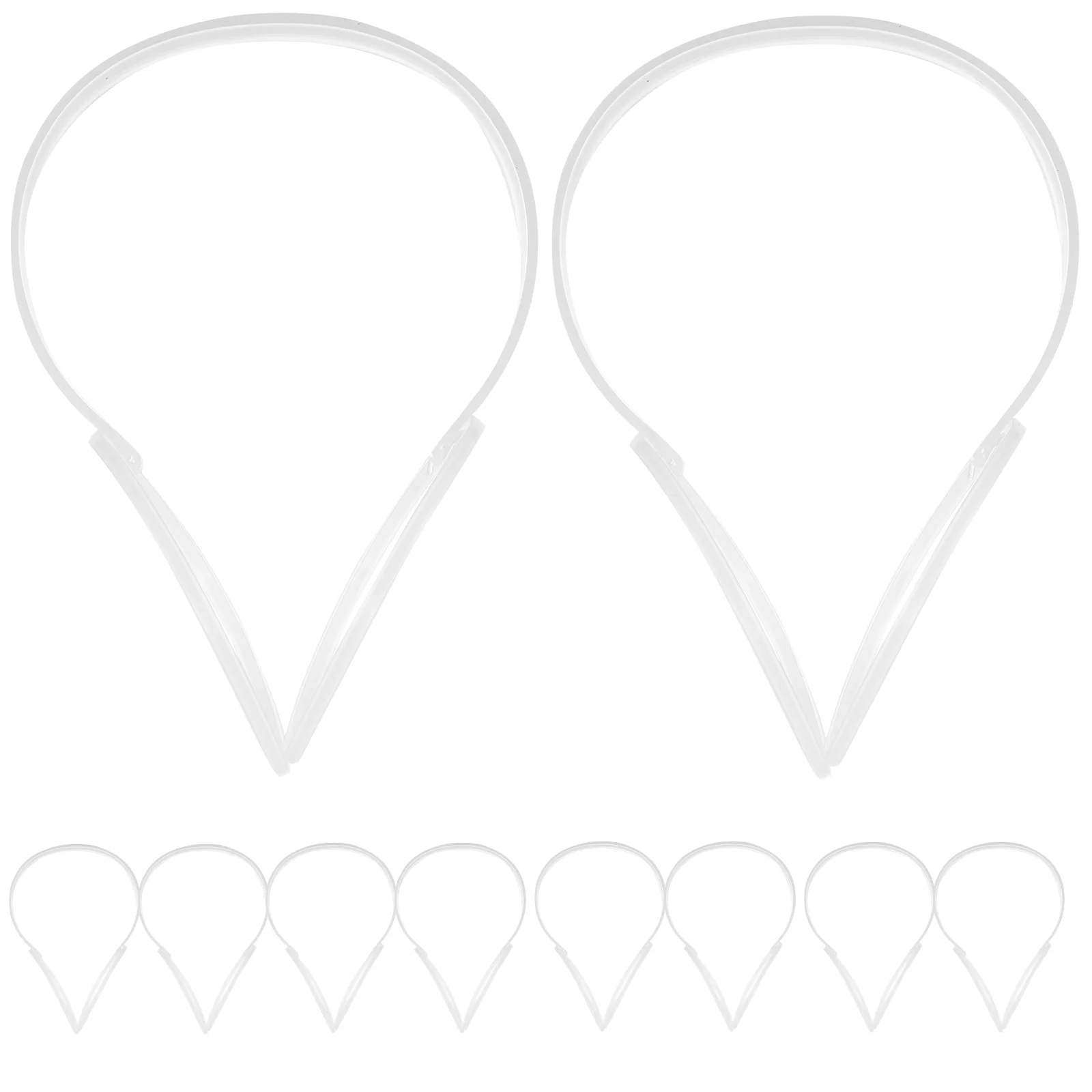 10 Pcs Earmuff Frame Making Rack for DIY Winter Shelf Muffs Holder Warm