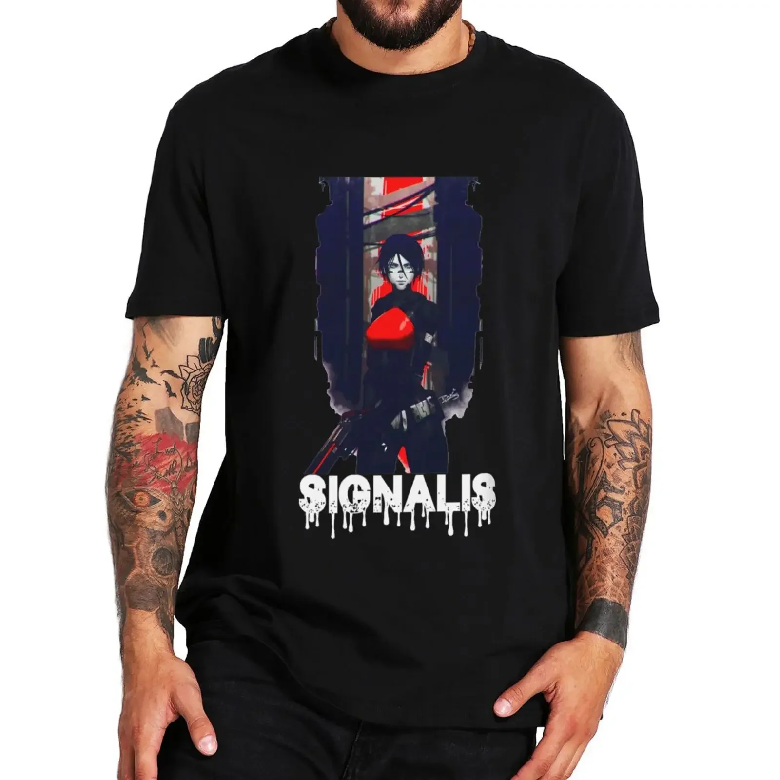 Signalis Classic T Shirt Survival Horror Game Lovers Short Sleeve 100% Cotton Unisex Casual O-neck Soft T-shirts EU Size