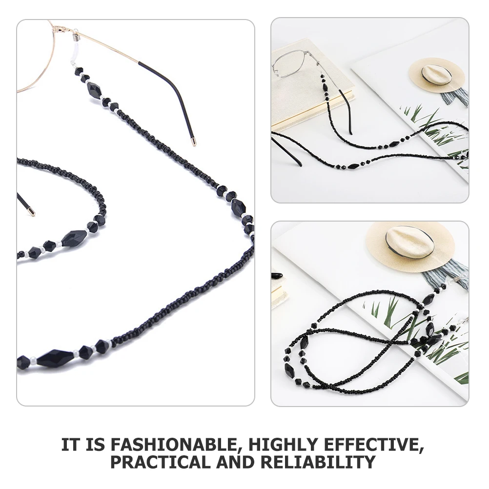 

Glasses Chain Beaded Necklace Anti-lost Rope for Women Eyeglass Lanyards Holder Around Neck Lightweight Portable