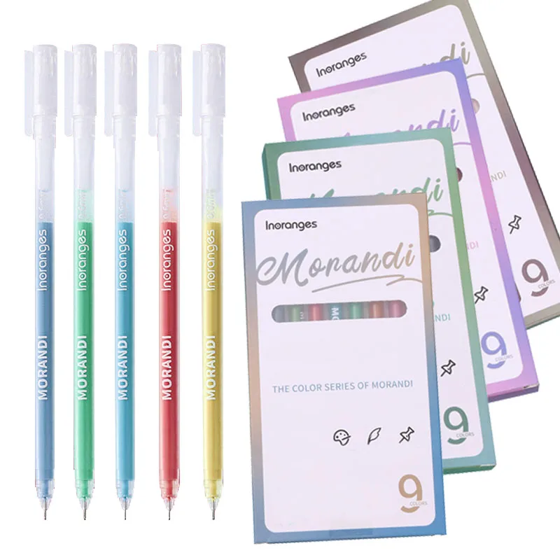 

4 boxes of 9 needle pen stackable color tracing pen comic marker set art painting brush fine line pen sketch stationery