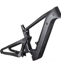 2025 NEW Electric Bike Frame Full Suspension 29er Mountain Bafang Battery Electric MTB Bike Frame Carbon fiber frame