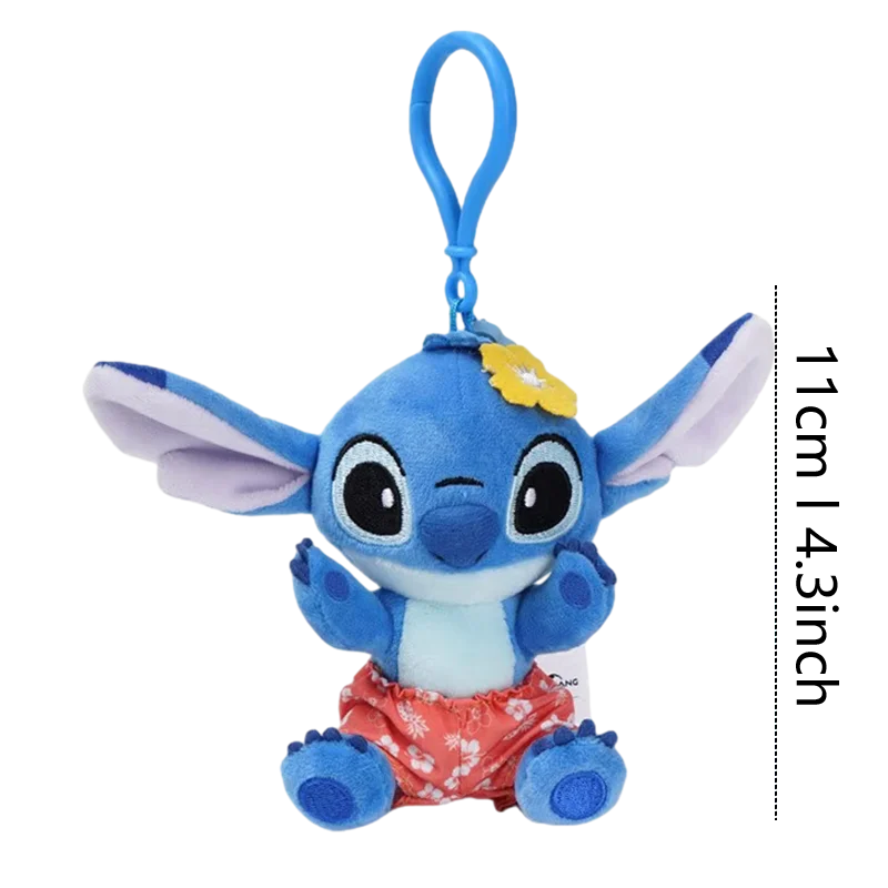 Disney Toy Story Stitch Kawaii peluche bambola cartone animato farcito anime zainetto portachiavi ciondolo portachiavi regalo di compleanno per ragazzo ragazza
