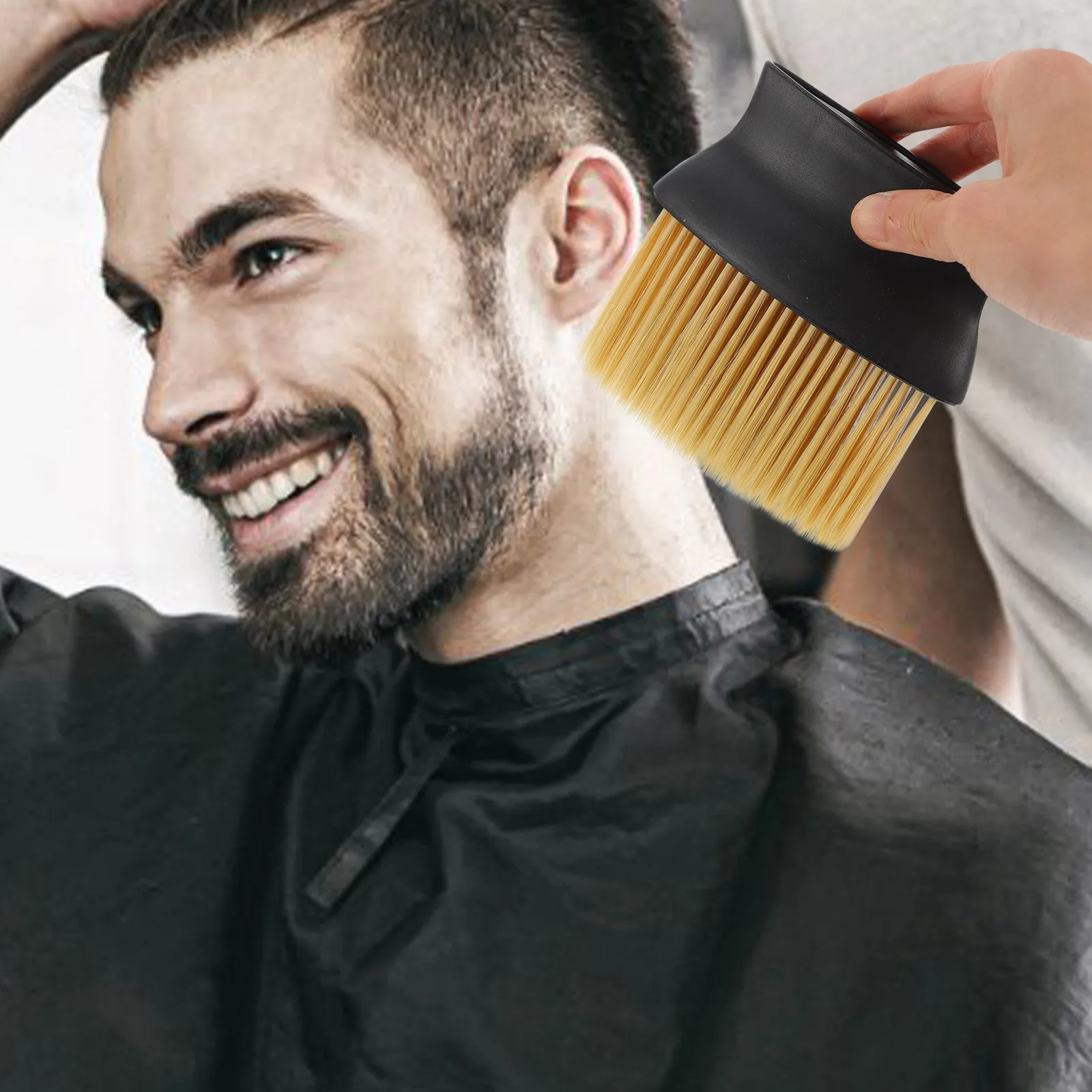 

2pcs Portable Barber Hairdressing Tool High Density Neck Duster Brush For Cleaning Broken Body Keyboard Salon Home Use