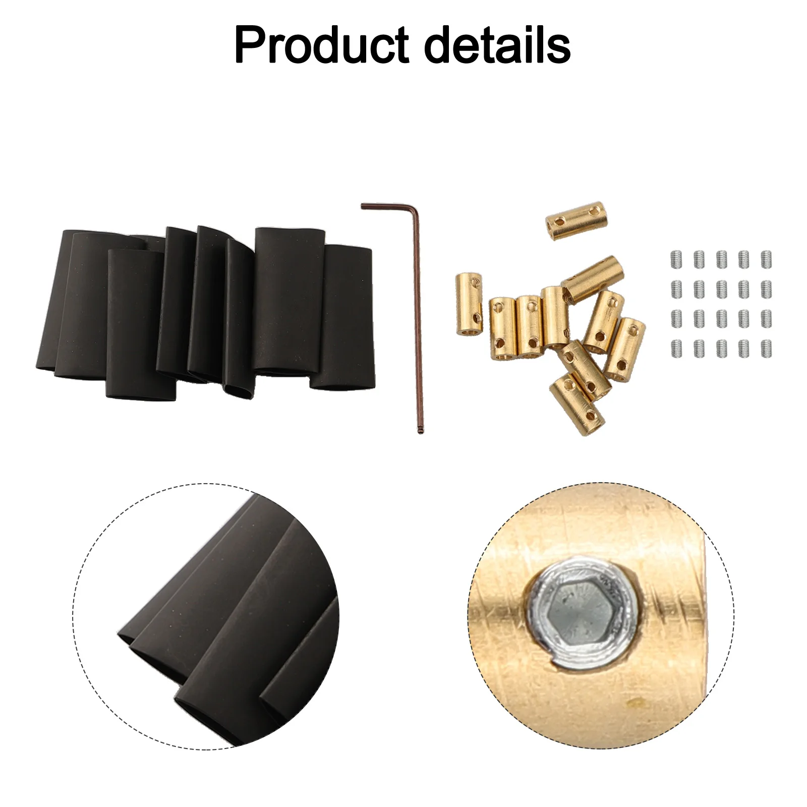 ตัวเชื่อมต่อไฟฟ้า 6 เกจและ 10 สายเกจท่อหดความร้อนใช้งานร่วมกับ 6 และ 10 เกจการนําไฟฟ้าสูง
