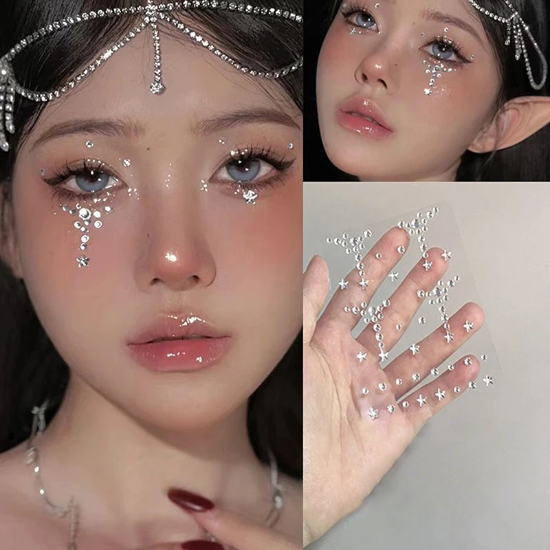 Beauty Gems Makeup - Diy Eyes Face Self Adhesive Makeup