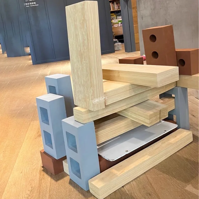Construtor engenheiro eva espuma tijolos brinquedos playground das crianças indoor ao ar livre jogar casa diy jardim de infância blocos de construção brinquedos ﻿