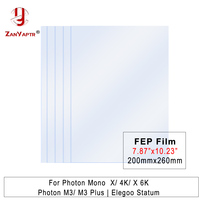 FEP Film 8.9Inch 260*200*0.15mm for ANYCUBIC Photon M3 Plus Mono X 4k 6k Elegoo Saturn 3D Printer Parts Accessories LCD SLA DLP