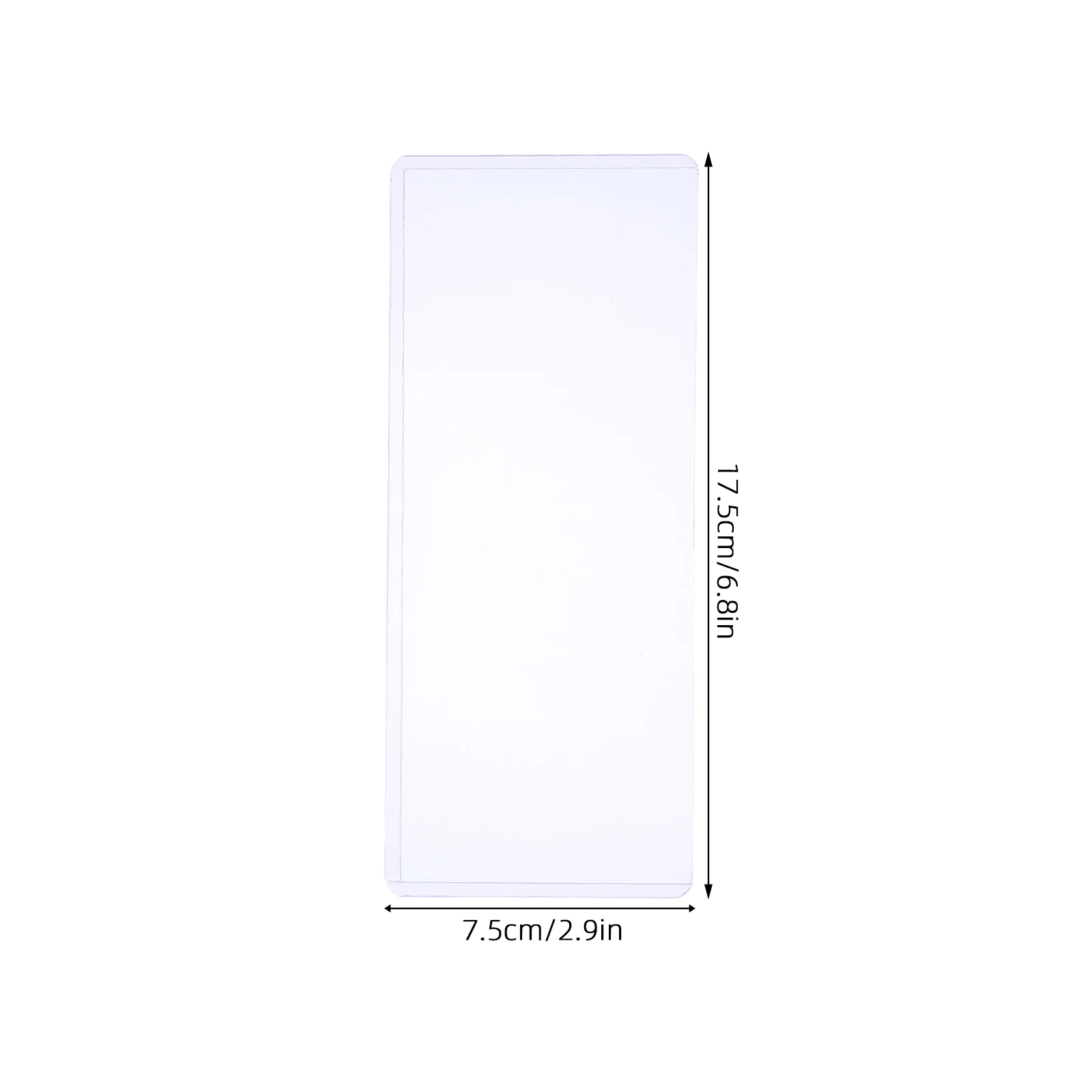 20 قطعة حامل المال الورقي واضح بولي كلوريد الفينيل فاتورة حامي كم لجمع الأوراق النقدية مقاوم للماء كيس تخزين العملات شفافة #5