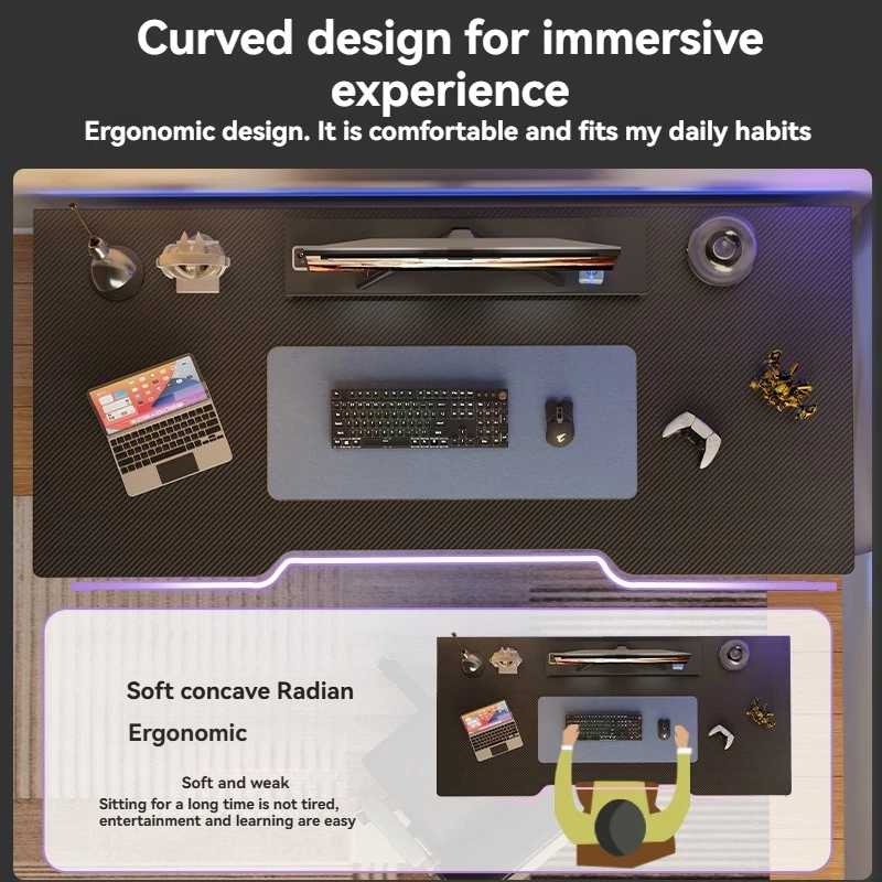 مكتب كمبيوتر، مكتب منزلي، مكتب تعلم الطلاب، مكتب ألعاب بسيط، مكتب رياضي إلكتروني، منضدة عمل، مكتب مكتب #3