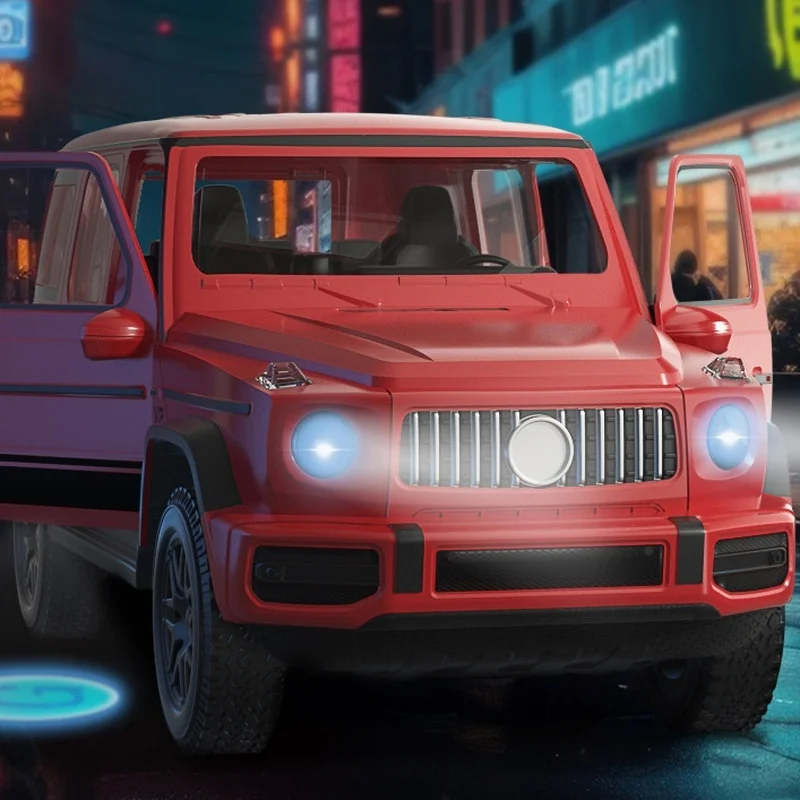 Jjrc 1:14 gesto sensor abertura da porta projeção simulação de carregamento controle remoto fora de estrada escalada modelo de carro menino brinquedo presente