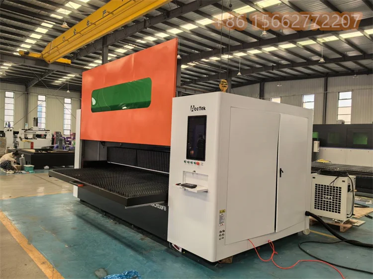 CNC Metal Fiber Laser Cutting Machine, 8% Off, Proteção completa fechada, para folha de alumínio de aço grosso, 12000W, 3000*1500mm