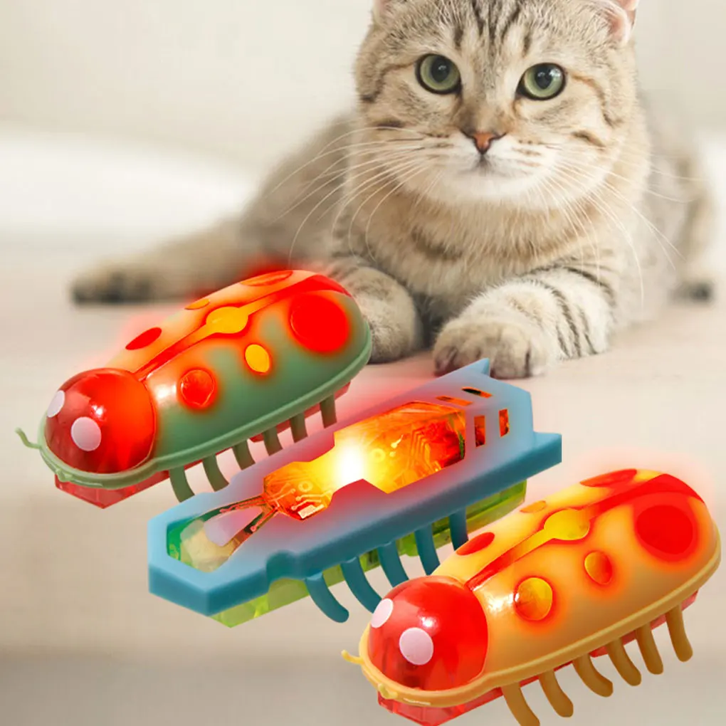 Funny Cat Game Mini Beetles Cockroach Loop For Endless Entertainment Cockroach Substitute Cockroach D