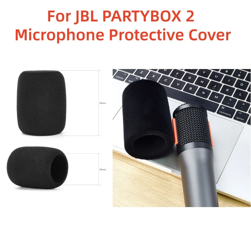 

Mic Cover Silicone Protective Sleeve for JBL PARTYBOX Wireless Partybox 2 Microphone
