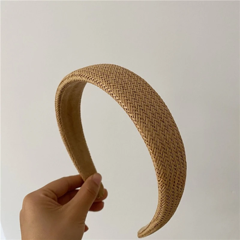 Hochwertiges, süßes, breites Haarband, elegantes Stirnband für Damen und Mädchen, Vintage-Haarreif für koreanische Haaraccessoires – Detail 7
