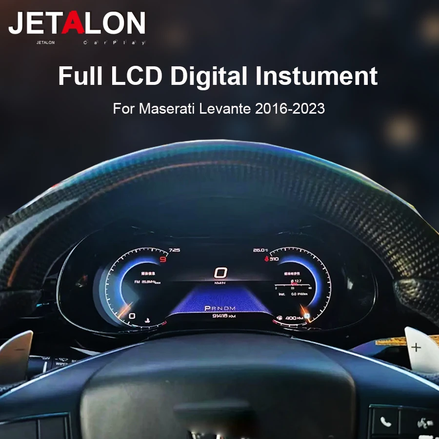 

Linux LCD Dashboard Panel For Maserati Levante 2016-2023 Instrument Speedometer Digital Cluster Carplay Odometer Virtual Cockpit