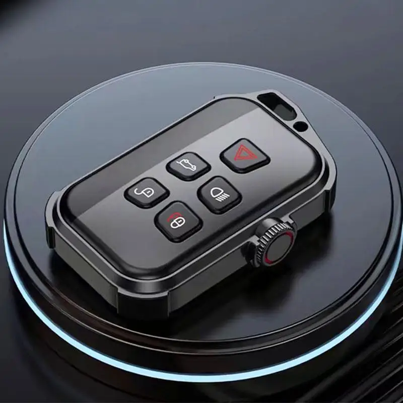 

Модный кожаный чехол из сплава металлов для автомобиля, высококачественный защитный чехол для Land Rover Range Rover Sport Evoque Velar Freelander 2 Discovery 5