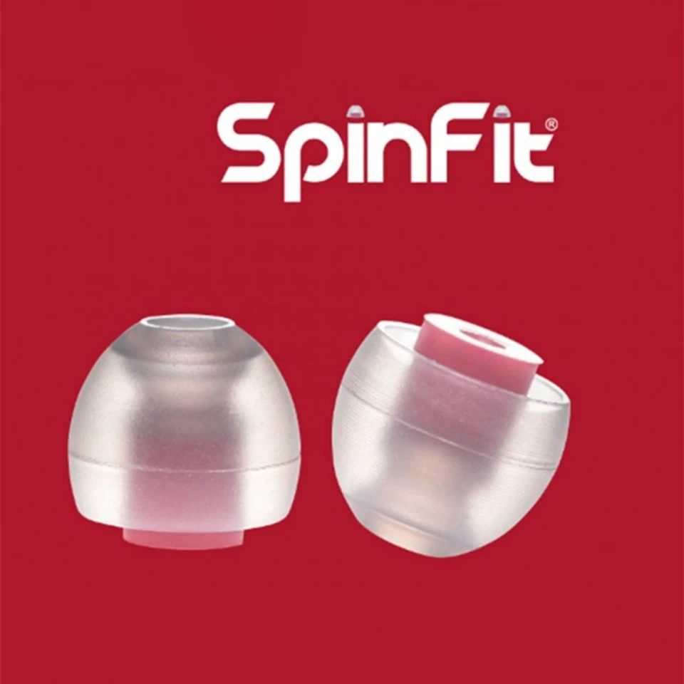 SpinFit CP800 Patented High Quality Silicone Eartips for In-ear Earphone (S/M)