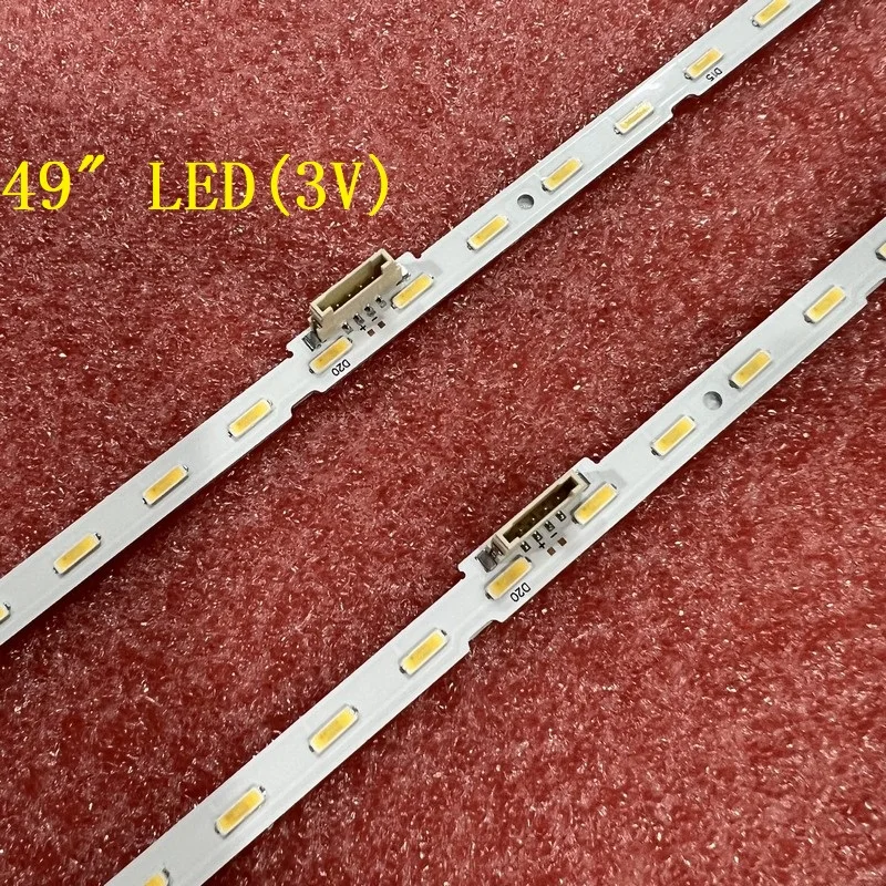 Tira de luces LED de retroiluminación, accesorio para televisor V8N4-490SM0-R1, UN49RU8000 QN49LS03RAF LH49QBREBGC lh49qmbrebgc UN49RU8000F