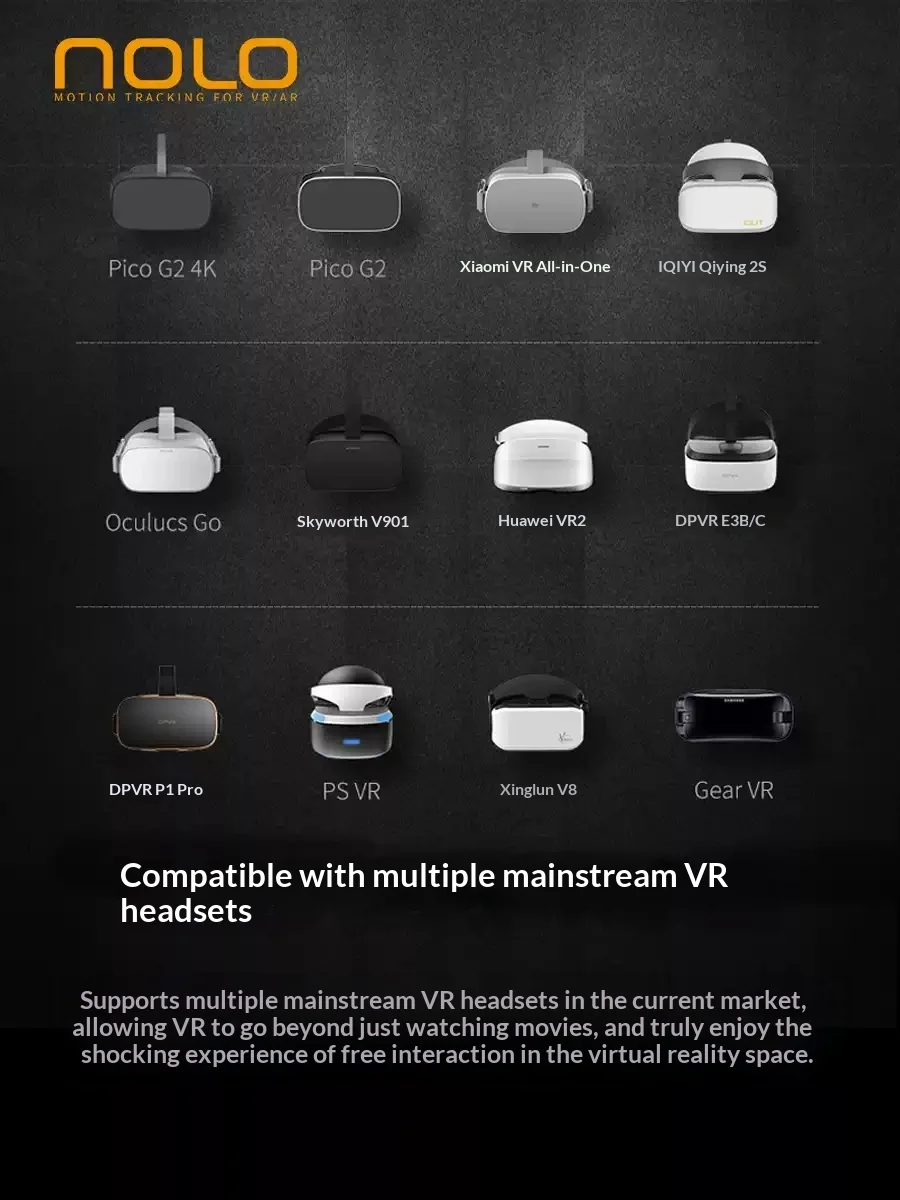 NOLO CV1 PRO VR Positioning Interactive Suit Special Smart Handle Peripheral Virtual Reality VR Device for SteamVR Somatosensory