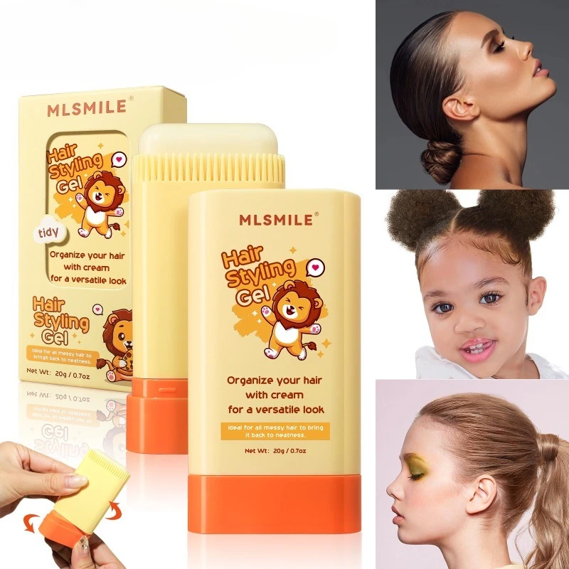 

Портативная палочка для волос с отслеживанием, бальзам для укладки волос против вьющихся волос для мужчин, женщин, детей, унисекс, для путешествий, дома, салона, воск для волос мгновенной фиксации