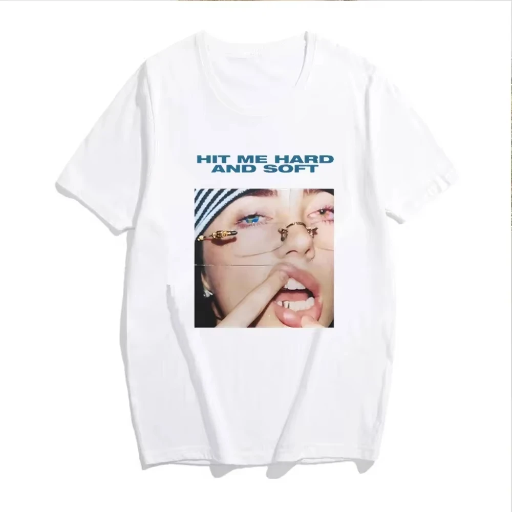 l AMOUR DE MAvie B.Eiilish lied T-shirt Unisex Y2K bedrukte top B-Billi Tee2025 nieuwe album Hit Me Hard en Soft Gildan nieuwe album