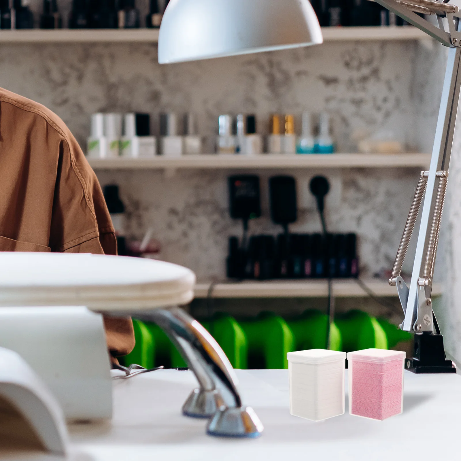 2 صناديق الغراء مناديل التنظيف المتاح خالية من الوبر مزيل طلاء الأظافر منصات ل هلام مسمار الفن رمش تمديد لاش إزالة #4