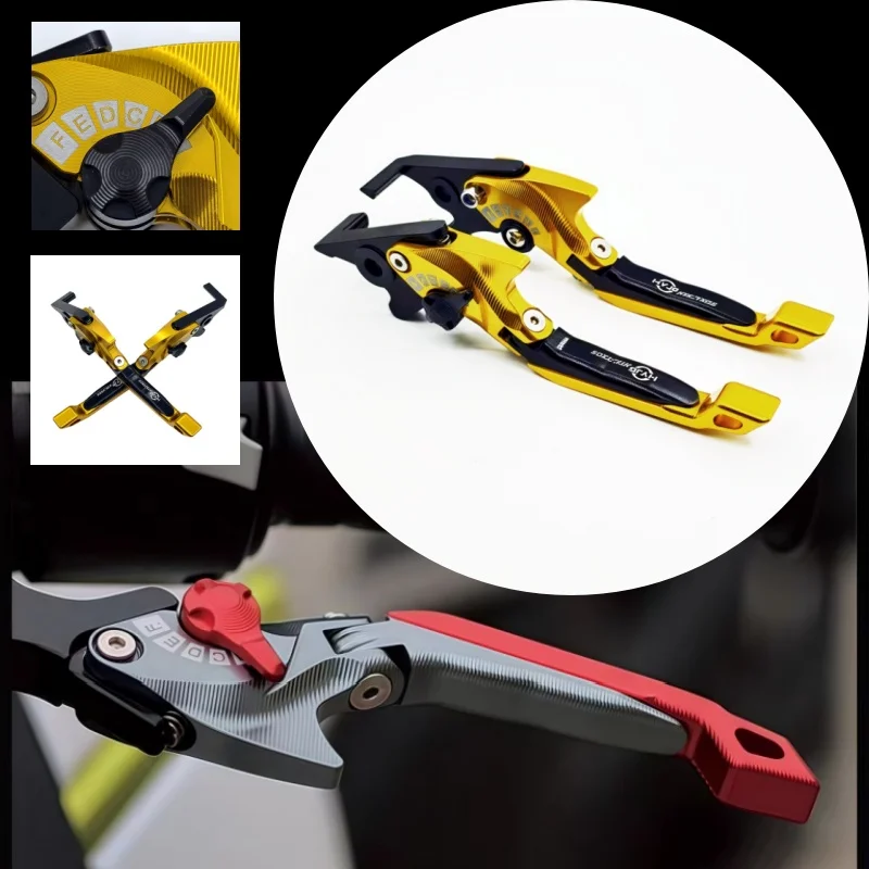 For Kawasaki ZX10R / RR / KRT/SE 2016 2017 2018 2019 2020 Motorcycle Parts 3D Brake Lever Set Foldable Adjustable Handle Levers