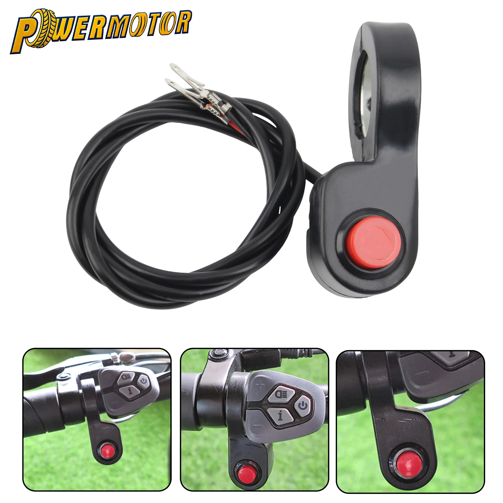 العالمي للدراجات النارية 7/8 بوصة 22 مللي متر المقود القرن التبديل المتكلم زر التحكم ل ATV UTV الترابية دراجة تعديل الملحقات