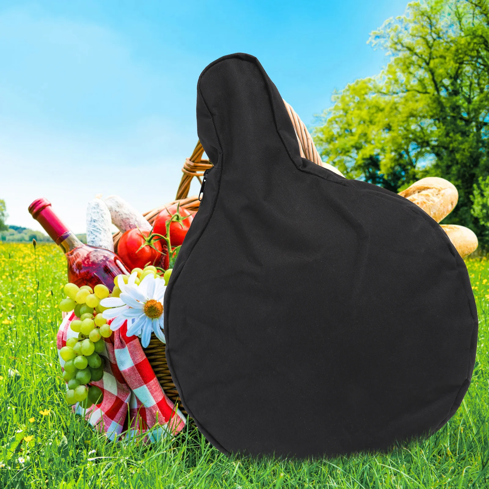 

1pc Pot Storage Thickened Multifunctional Pan Organizer Reusable Cooking Tool Pouch For Home Camping Travel Iron Pan Bag