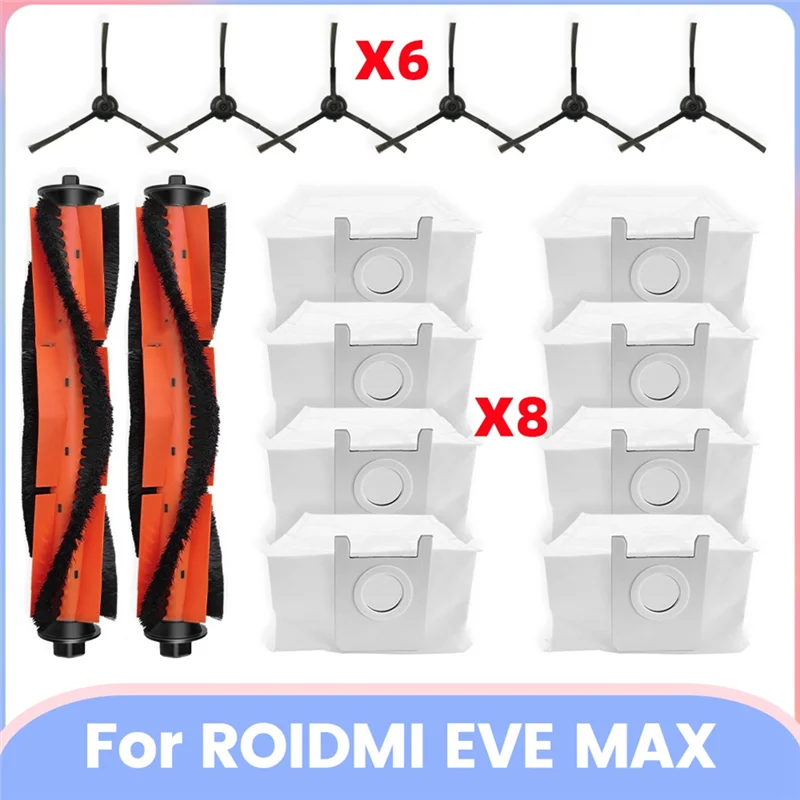 

ABJT-Для ROIDMI EVE MAX Вакуумные детали Основный ролик Боковая щетка Аксессуары для пылесборника
